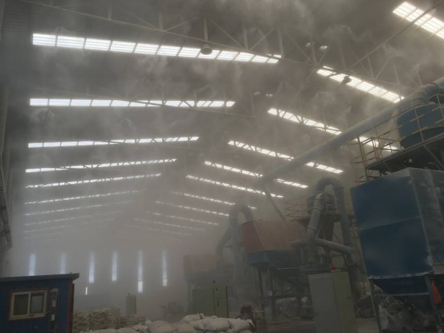 廢鐵破碎機車間粉塵