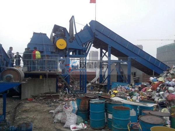 廢鋼破碎機生產(chǎn)線
